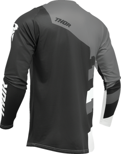 Sector Checker Jersey - Black/Gray - Medium - Lutzka's Garage