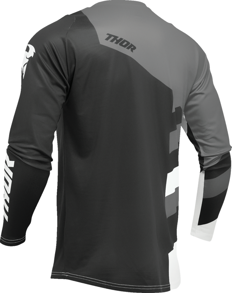 Sector Checker Jersey - Black/Gray - Medium - Lutzka's Garage