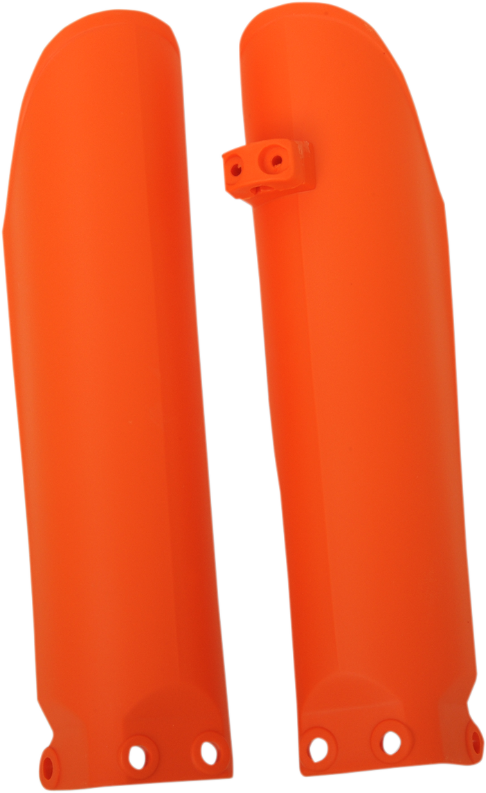 Lower Fork Covers for Inverted Forks - 16 Orange