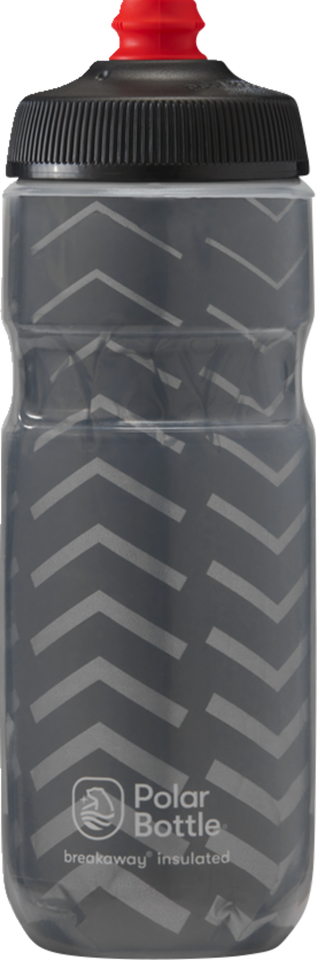 Breakaway® Insulated Bottle - Bolt - Charcoal/Silver - 20 oz.