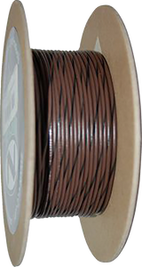 100 Wire Spool - 20 Gauge - Brown/Black - Lutzka's Garage