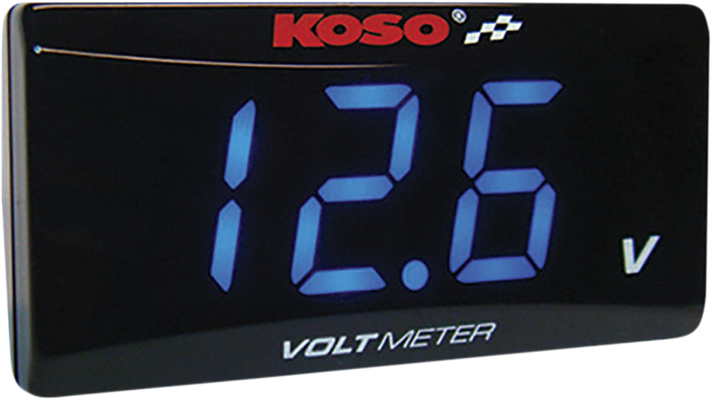 Super Slim Volt Meter - Blue Digits - 2.22