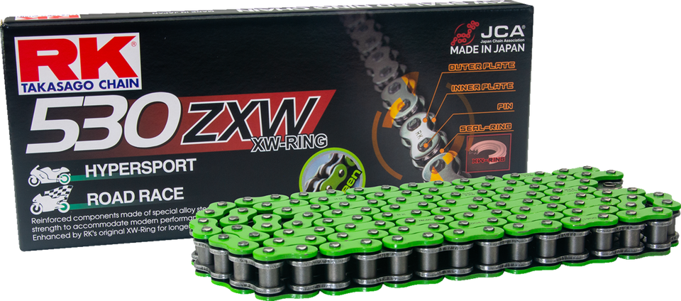 530 ZXW - Drive Chain - 170 Links - Green - Lutzka's Garage