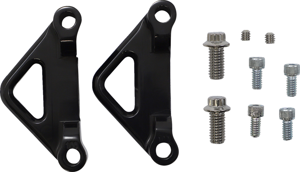 Hot Legs/Bagger Legs Fender Spacer - Black - 1.00" Spacer - For 6" Width Fender - Lutzka's Garage