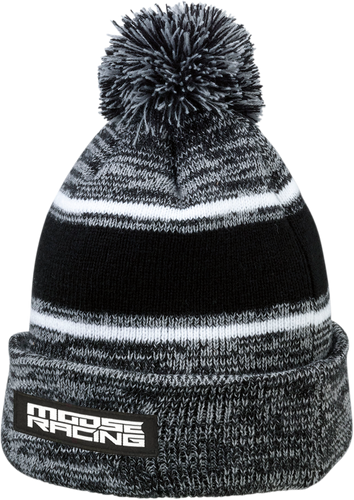 Drift Knit Beanie - Black/Gray - Lutzka's Garage