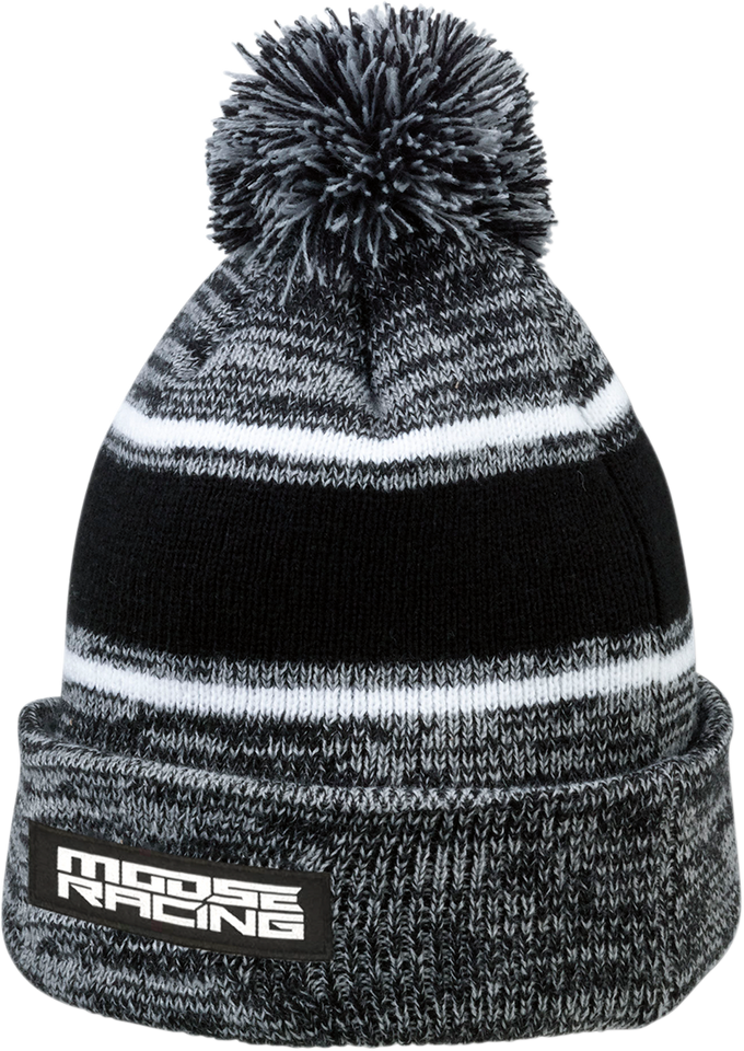 Drift Knit Beanie - Black/Gray - Lutzka's Garage