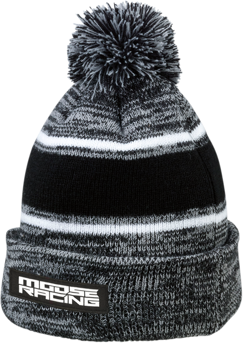 Drift Knit Beanie - Black/Gray - Lutzka's Garage