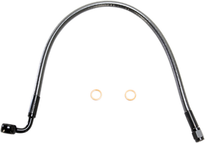 Brake Line - 10 mm-90° - 17" - Black Pearl