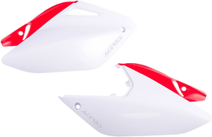 Side Panels - White/Red - Lutzka's Garage