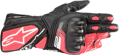 Stella SP-8 V3 Gloves - Black/White/Diva Pink - XS - Lutzka's Garage