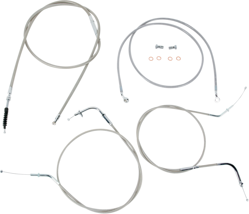 Cable Line Kit - 18" - 20" - VN900 - Stainless Steel - Lutzka's Garage