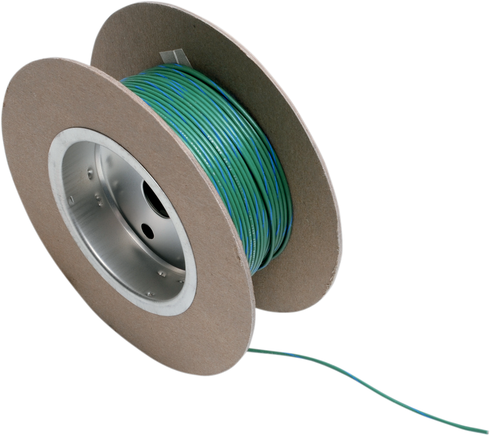 100 Wire Spool - 18 Gauge - Green/Blue