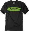 Youth Kawasaki Team Green T-Shirt - Black - Small - Lutzka's Garage