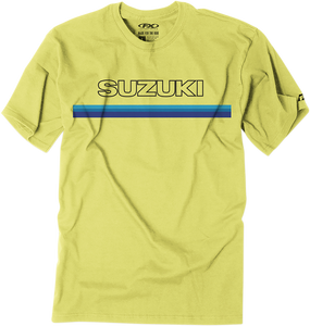 Suzuki Throwback T-Shirt - Yellow - Medium - Lutzka's Garage