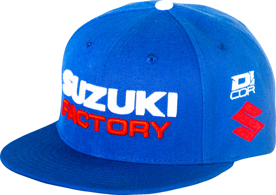 Suzuki Factory Hat - Blue - Lutzka's Garage