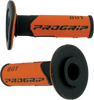 801 Hybrid Duo-Density Cross Grips - Black/Orange - Lutzka's Garage