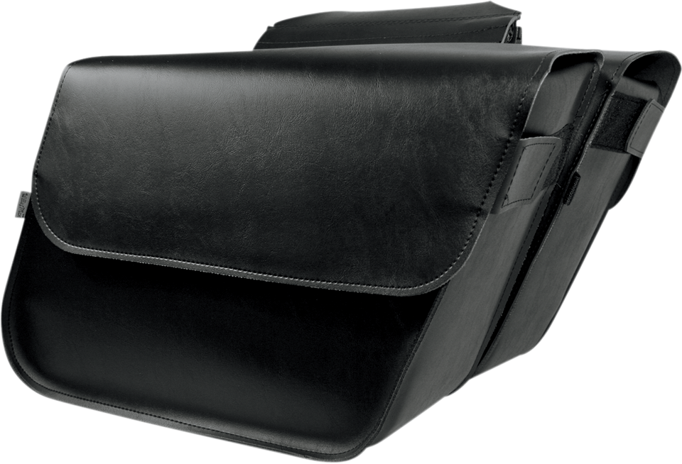 Raptor Saddlebag - Black - Super Slant - Lutzka's Garage