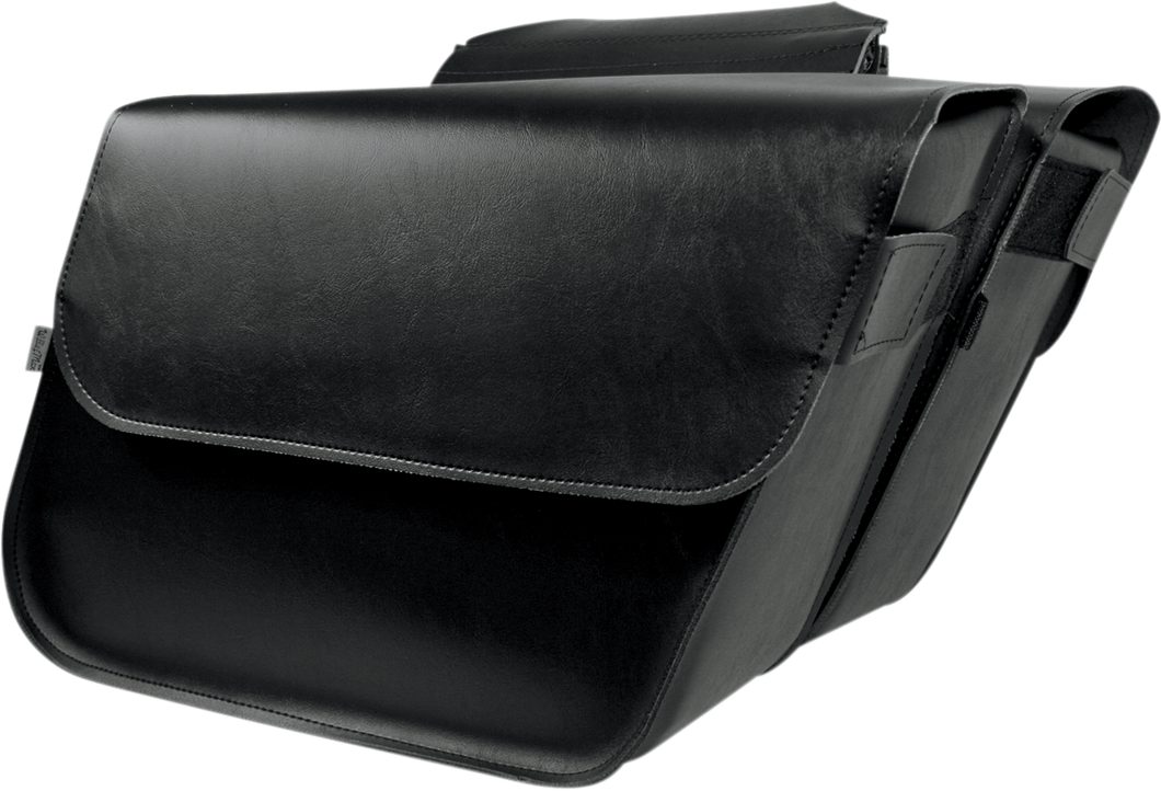 Raptor Saddlebag - Black - Super Slant - Lutzka's Garage