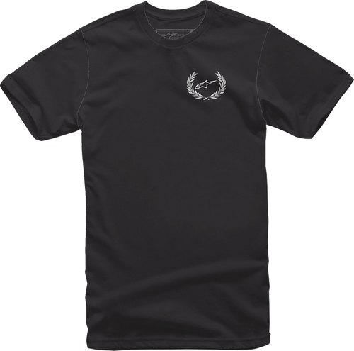 Wreath T-Shirt - Black - Medium - Lutzka's Garage