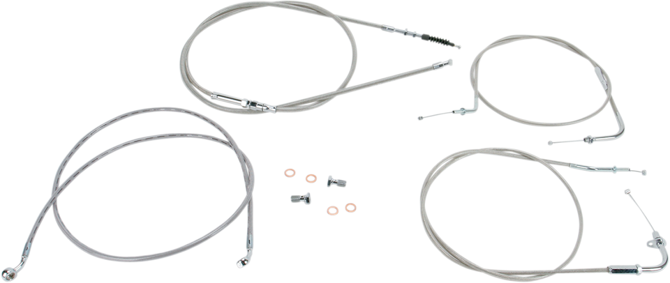 Cable Line Kit - 15" - 17" - VN900 - Stainless Steel - Lutzka's Garage