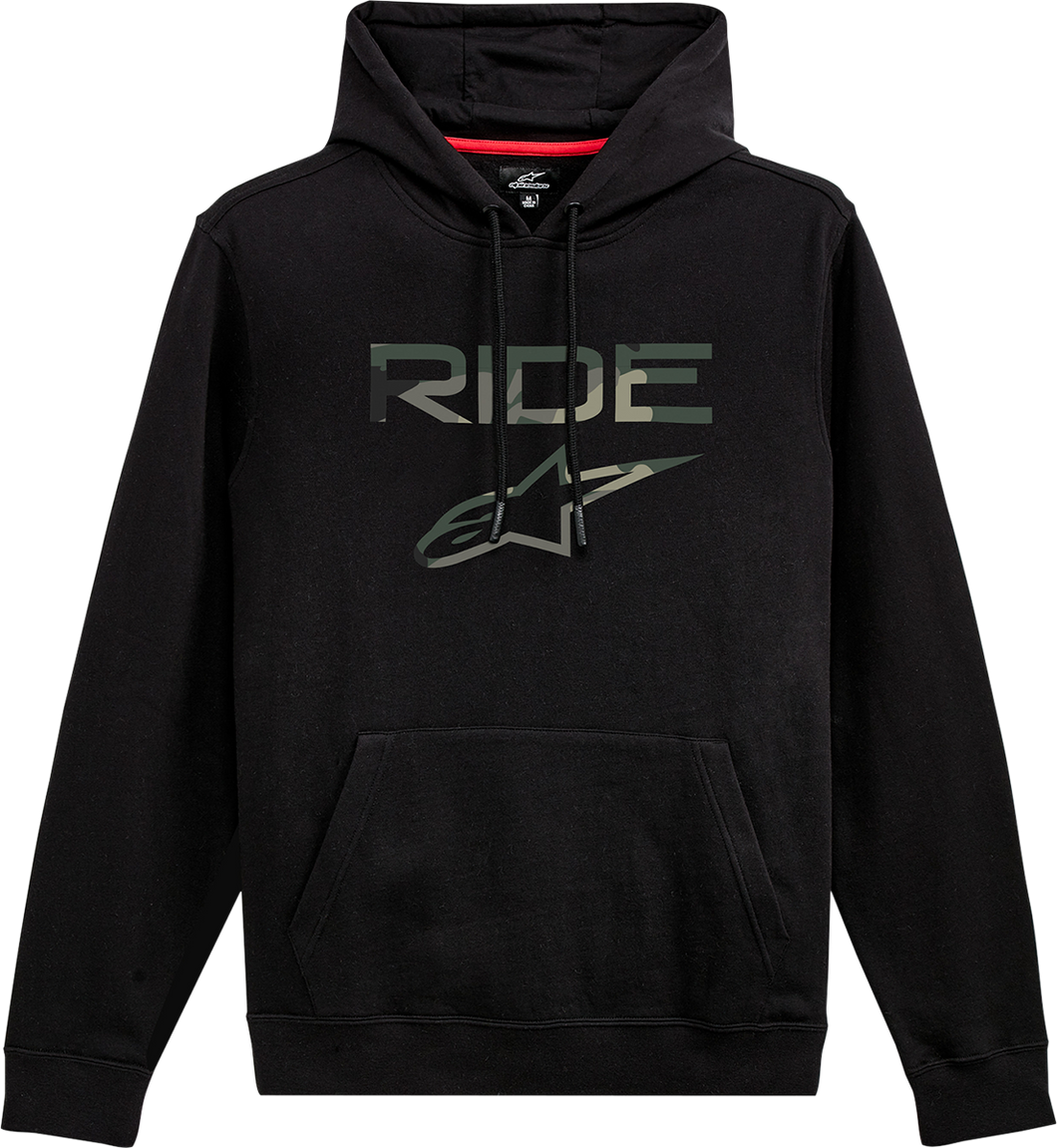 Ride 2.0 Camo Hoodie - Black - Medium - Lutzka's Garage