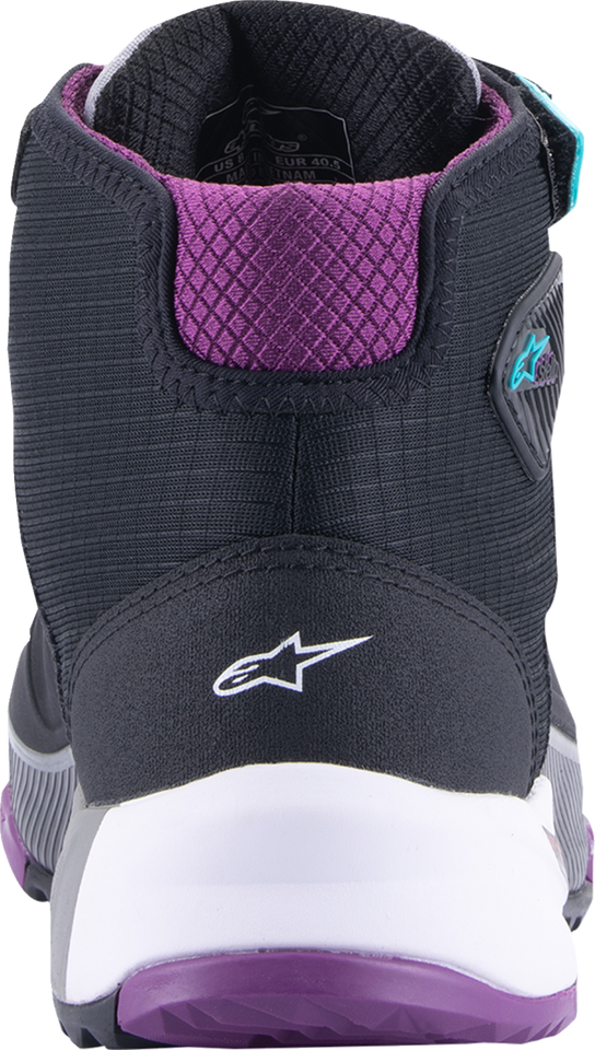 Stella CR-X Drystar® Shoes - Black/Gray/Teal/Purple - US 6.5