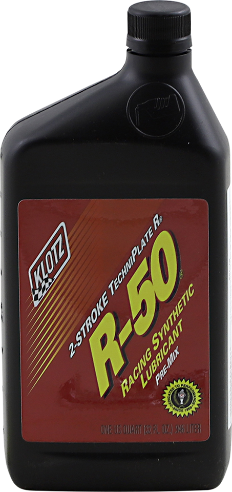 R-50 Racing TechniPlate® Synthetic 2-Stroke Premix Oil - 1 U.S. quart