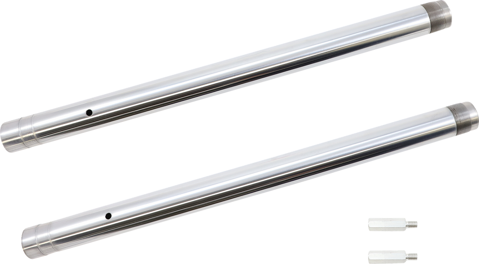 Ultra Chrome Inverted Fork Tubes - 43 mm - +2" Length