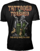 Tattooed & Trashed T-Shirt - Black - Medium - Lutzka's Garage