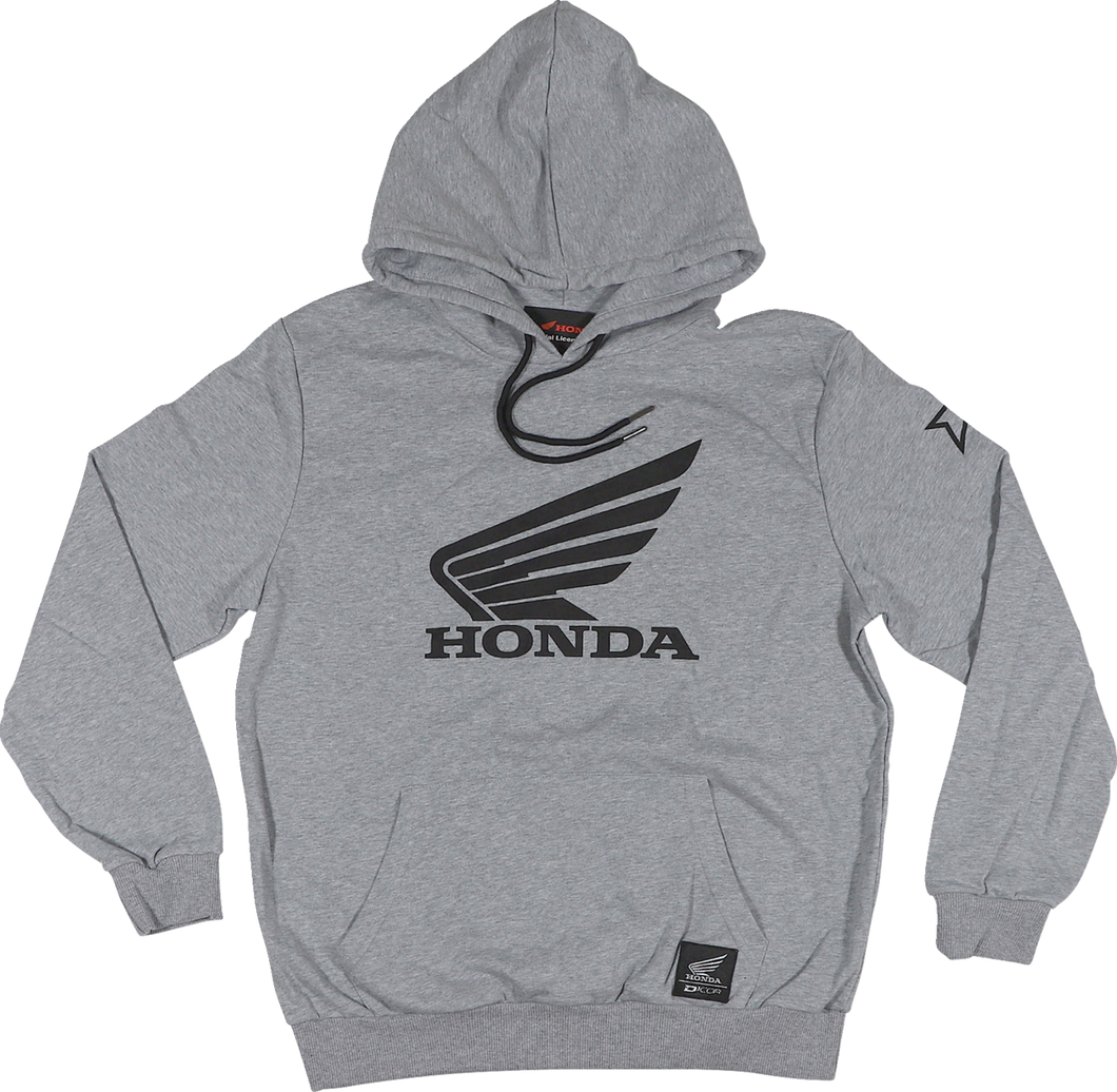 Honda Wing Sweatshirt - Gray - Medium - Lutzka's Garage