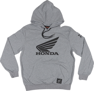 Honda Wing Sweatshirt - Gray - Large - Lutzka's Garage