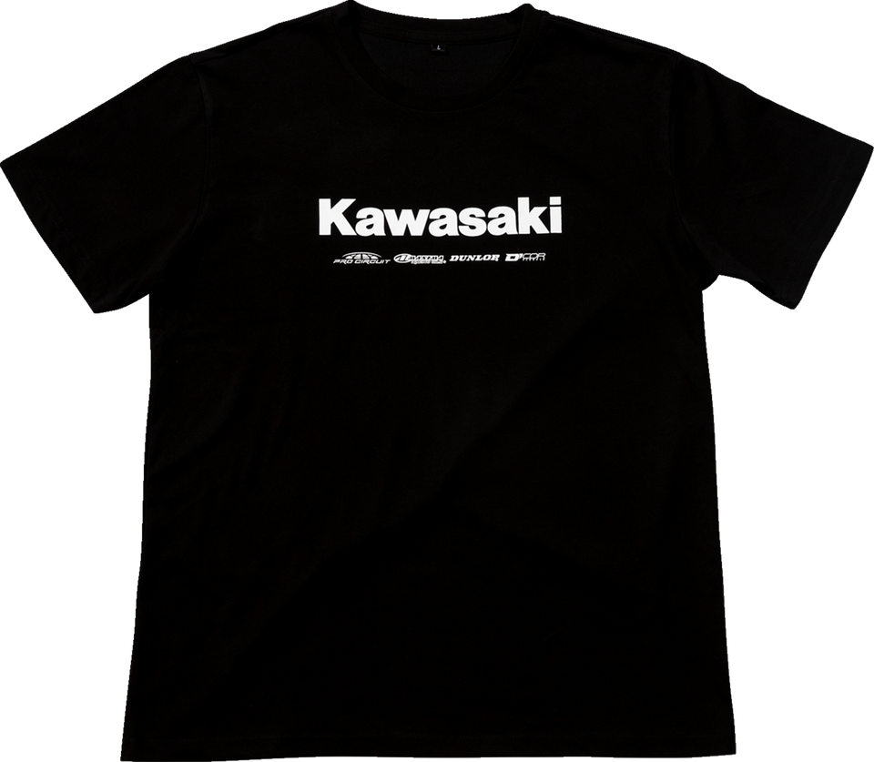 Kawasaki Racing T-Shirt - Black - Large - Lutzka's Garage