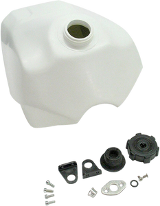 Large-Capacity Gas Tank - White - Honda - 3.0 Gallon - Lutzka's Garage