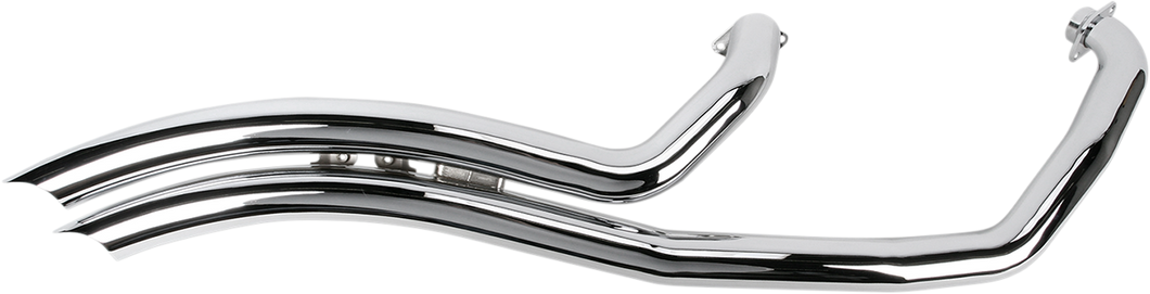 Speedster Swept Exhaust - Chrome - Stryker 1300 - Lutzka's Garage