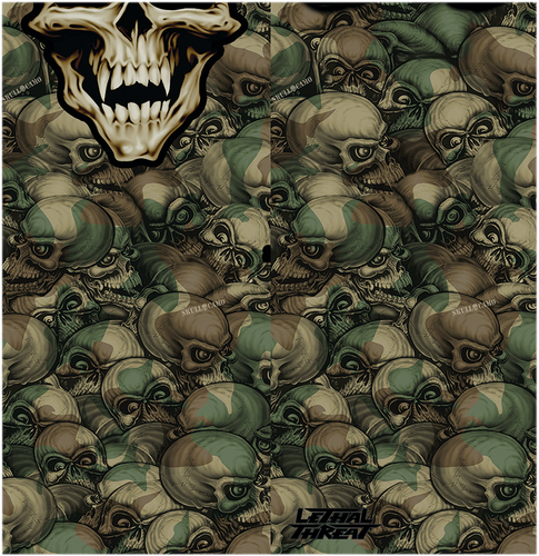 Neck Scarf - Camo Skull