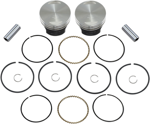 Tracker™ Series Piston Kit - 3.508" - 1340 cc 80 Cubic Inch - +0.010" - Evolution