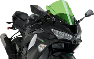 Race Windscreen - 13-3/4" - Green - ZX-6R - Lutzka's Garage