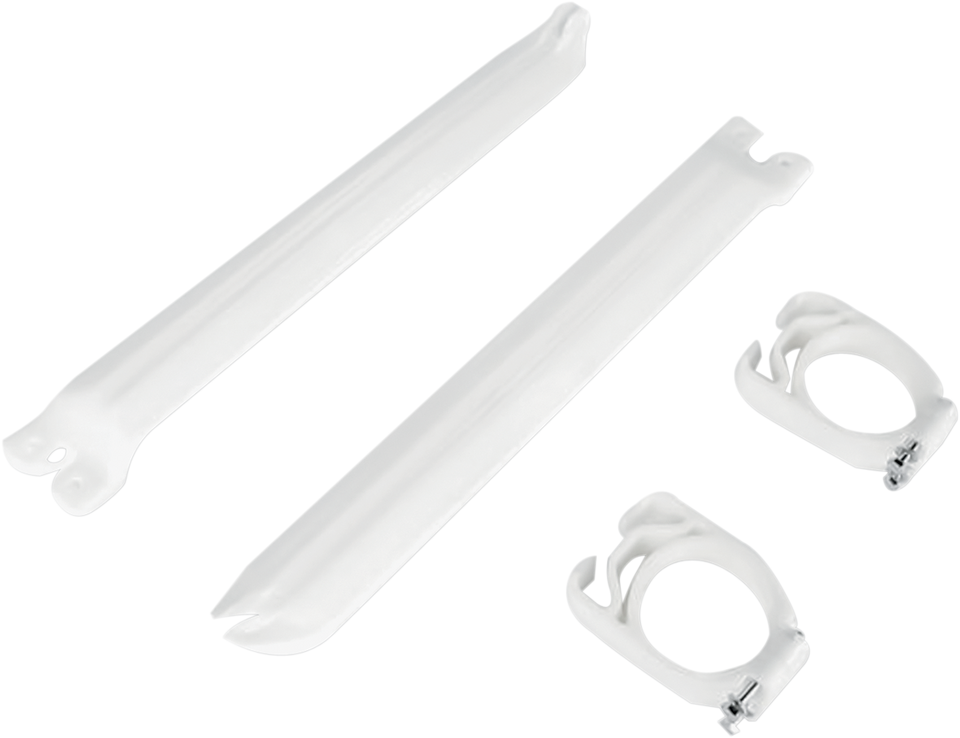 Fork Slider Protectors - White - KX - 91-93 - Lutzka's Garage