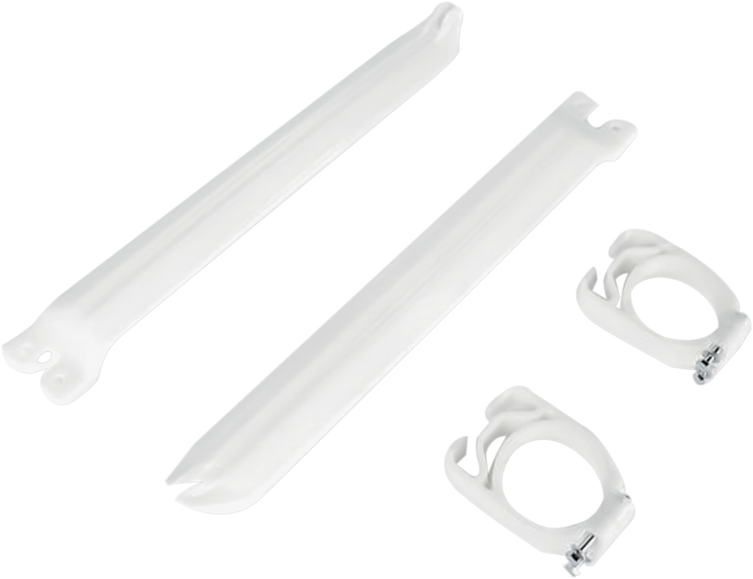 Fork Slider Protectors - White - KX - 91-93 - Lutzka's Garage