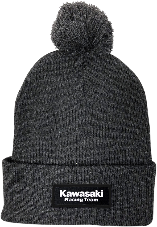 Kawasaki Pom Beanie - Charcoal - Lutzka's Garage