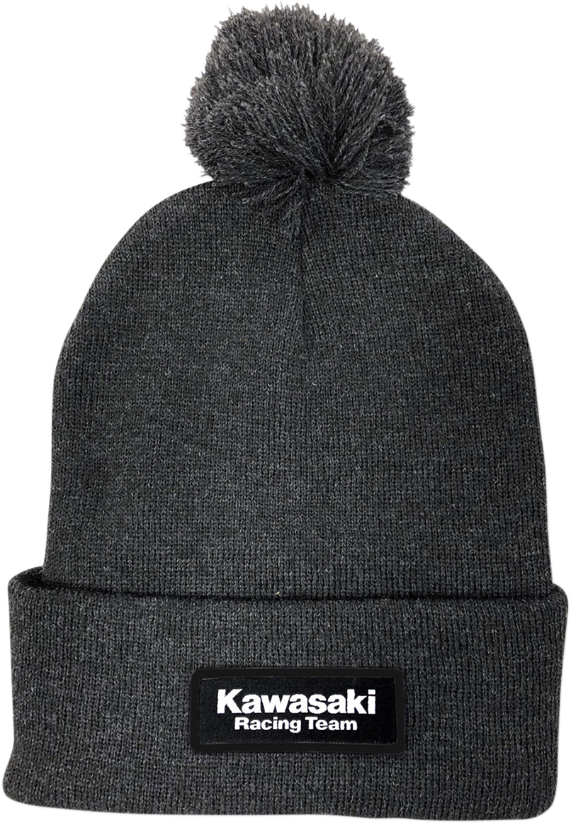 Kawasaki Pom Beanie - Charcoal - Lutzka's Garage