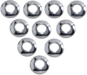 Cup Washers - Chrome - 5/8" ID - Lutzka's Garage