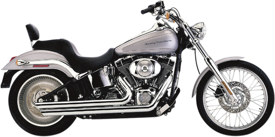 Speedster Slashdown Exhaust - Chrome - Softail - Lutzka's Garage