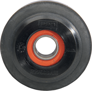 Idler Wheel with 6202-2RS Bearing - Black - 2.75" OD x 0.625" ID - Lutzka's Garage