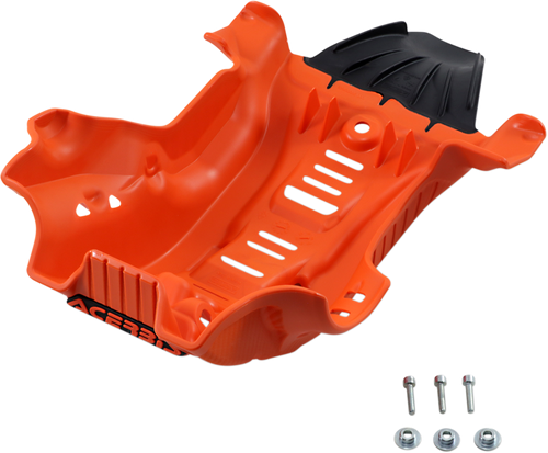 Skid Plate - Orange/Black - Gas Gas | Husqvarna | KTM - Lutzka's Garage