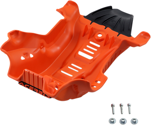 Skid Plate - Orange/Black - Gas Gas | Husqvarna | KTM - Lutzka's Garage