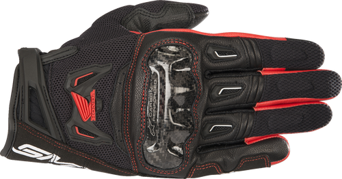 Honda SMX-2 Air Carbon V2 Gloves - Black/Red - Small - Lutzka's Garage