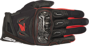 Honda SMX-2 Air Carbon V2 Gloves - Black/Red - Small - Lutzka's Garage