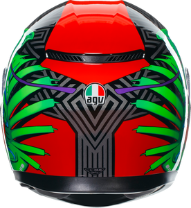 K3 Helmet - Kamaleon - Black/Red/Green - Medium - Lutzka's Garage