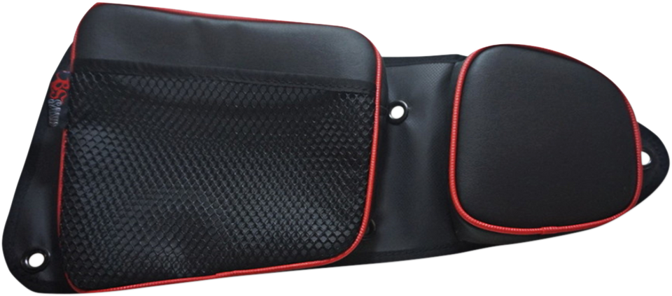 Door Bag - Front - Black/Red - Lutzka's Garage